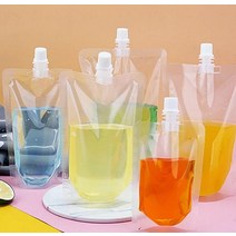 음료보관용기 음료 치어팩 파우치팩 보관 스파우트 음료팩 파우치 200ml 음료파우치