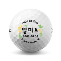 봄 디자인 3피스 커스텀 골프공 선물 인쇄 추천 6구, A, 브리지스톤 투어 B XS 6구 화이트