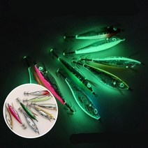 홀로그램 축광바디 두족류 쭈꾸미 낚시에기 에깅 웜, 블루 SDK7B37