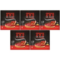 리얼 시카고피자 치즈 5판 세트, 5개, 355g