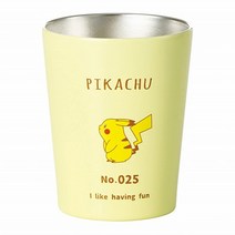 김정도기 [포켓몬스터] 진공단열 스테인리스 텀블러 S 280ml 025180 옐로우