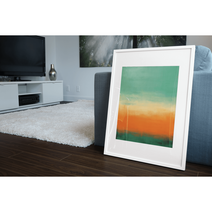 블랙래빗 MD-105 모던 미니멀리즘 감성 실내 캔버스 그림액자 인테리어소품, A1, 실버라운드[무광]