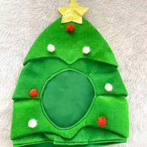 크리스마스 모자 트리 산타 홈 파티 용품 소품 인싸템 쓸모없는선물, 크리스마스 모자(얼굴트리)