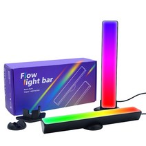 RGB 사운드 컨트롤 블루투스 음악 백라이트 스마트 나이트 게임 TV 장식 램프, [01] green, [01] EU Plug