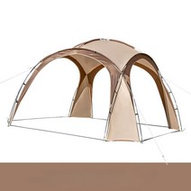허브쉘터 돔텐트8-10 인용 야외 캠핑 350*350*220CM 돔 텐트 가벼운 럭셔리 라운드 대형 캐노피 천막 퍼걸, 01 Tent canopy