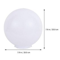램프 덮개 전등 커버 현대 아크릴 그늘 샹들리에 벽 폴 야외 조명 방진 장식, 02 diameter200mm 95mm