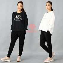 홈트 여성운동복 필라테스상의 오버핏 맨투맨 TMT36WU8