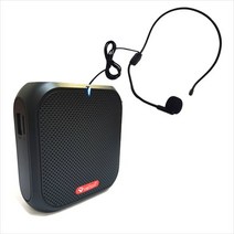 VT-G100 기가폰 휴대용 강의용 충전식 가이드마이크 앰프 헤드셋, VT-G100 기가폰 블랙