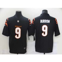 NFL 티셔츠 럭비 유니폼 럭비티 베갈 저지 미식축구 신시내티 셔츠 9 BURROW