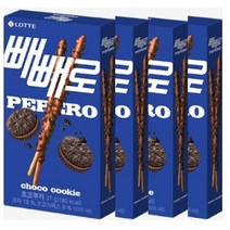 롯데 빼빼로 초코쿠키 37g 4개 빼빼로데이 탕비실 어린이집 수능 사무실간식 주전부리 하트, 5개