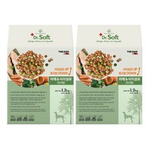 더독 닥터소프트 야채 (전견용) 1.2kg 2개, 단품, 단품, 단품