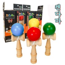 켄다마 학생전용 일본전통놀이 교육교구 다문화체험 집중력연습 중국백화점 4색상, 노랑색