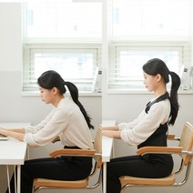 e편한밴드 바른자세 어깨 허리밴드 거북목 척추 교정기 자세교정, 100