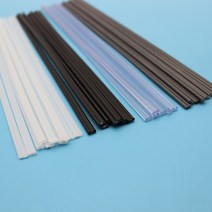 7016용접봉 플라스틱 ABS PP HDPE PPR PVC UPVC CPVC 범퍼 수리 납땜 스틱 전극 열풍 건 용접기 용접용, 4.Black 1m 2pcs - PPR, 2개
