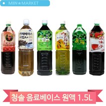 오미자에이드 원액 음료베이스 1.5L 카페재료 매실 복분자 유자청 진매 농축액, 진매 (W1C150F)