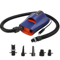 무선에어펌프 바람 매트 캠핑 튜브 휴대용펌프 충전식 바람빼기 공기주입기 펌프, 주황색 782+ 배낭 + 배터리 클립