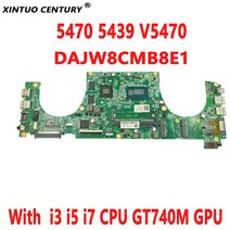 CN-0Y8VHY Y8VHY DELL Vostro 5470 5439 노트북 마더 보드 DAJW8CMB8E1 가진 i3 i5 i7 CPU GT740M GPU DDR3, 03 I7-4th GT740M