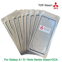 휴대폰액정수리 폰수리 LCD 10 개/몫 유리 OCA 삼성 전자 A10 A20 A30 A40 A50 A60 A70 A80 A90 S10e S10 S20 S21 S22 FE 터치, [07] A50