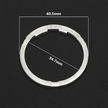 MTB 로드 스프라켓 픽시휠 바퀴 시마노 스램 호환 12 11 10 9 8 7 단 1.8/2mm 프리 허브 스페이서 AL6061 알루미늄 합금 블랙/실버 카세트 플라이휠 자전거 하, [04] Silver 2mm