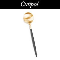 [큐티폴] 고아 블랙골드 디저트 스푼, 상세 참조