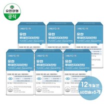 유한양행 유한 지아잔틴 눈영앙제 루테인, 60정, 6개