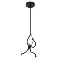 철 villain 샹들리에 천장 조명 현대 미니멀리스트 실내 라이트 피팅 침실 로프트 연구 레스토랑 로비, 보여진 바와 같이, 하나