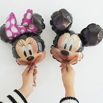 막대 풍선 어린이 은박풍선 파티 소품 캐릭터 생일, 미니마우스 미니