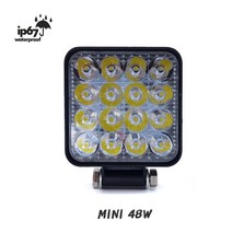 85MM집중형 LED써치라이트48와트 미니형 12V24V, 기본, LED