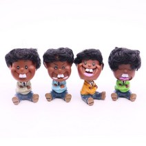 [쓰리몰] 그때 그 시절 추억의 못난이인형(건치) 장식품 인테리어소품 집들이선물, 행복한아이