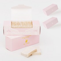 더스완 저자극 순면 내추럴 코튼 패드 비건 화장솜 160매, 2BOX, 80매