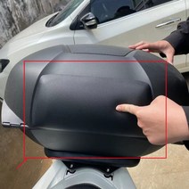 범용 오토바이 34l 39l 47l 후면 상단 상자 트렁크 수하물 헬멧 보관 도구 상자 케이스 shad yamaha nmax xmax pcx click nvx, 하얀