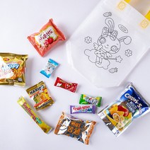 그림가방 간식세트/어린이집선물 유치원답례품 학교 학원 단체간식 행사 군것질 체육대회 운동회 사은품, 그림놀이가방+간식10종+라벨 제작