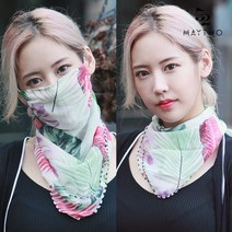 메이투 UV 자외선 차단 쉬폰 스카프 마스크