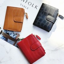 악어가죽무늬 반지갑 ST002