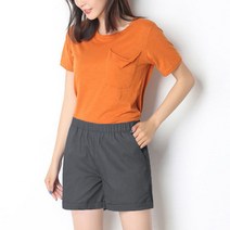 와이제이 롤업 면100% 반바지 밴딩팬츠 면반바지 YJK245