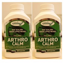 네이쳐스그린웨이 초록입홍합 아스로캄 750mg360정2개 Natures Geeenway Green Lipped Mussell Arthrocalm