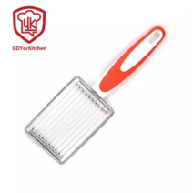 소세지칼집 스팸 슬라이서 바나나 달걀 에그 두부 소시지 감자 다목적 채칼 커터 컷팅기, 주황색, 1개