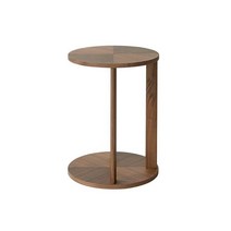 까사미아 MK 우드 원형 사이드테이블
