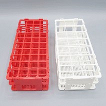검체 운반용 실험용 플라스틱 시험관꽂이 홈스쿨링 대확원 놀이키트 진열대 중학교, 노랑(60홀 내경16mm)