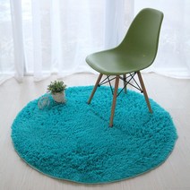 제초매트고정핀부직포제초매트마대제초매트 버블 키스 푹신한 라운드 매트 카펫 러그 거실 홈 데코 침실 아이 방 바닥 장식 살롱 두꺼운 파일, [01] 60x60cm, [05] Lake blue