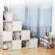 그린오션 공간박스 1단 2단 3단 오픈 서랍장 다용도 선반 책꽂이, 6. 도어선반 공간박스