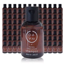 DAMA 다마 허니 캐모마일 여행용 샴푸 40ml 100개 온천 스파 호텔 리조트 어메니티