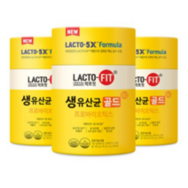 종근당건강 락토핏 생유산균 골드, 3개, 160g