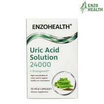 뉴질랜드 엔조헬스 요산 유릭 에시드 솔루션 24000 + 엔조제놀 70식물성캡슐, 1개, 70캡슐