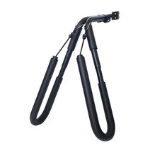 툴레자전거캐리어 자동차자전거거치대자전거 서핑 보드 랙 웨이크보드 바이크 사이드 캐리어 홀더 긴, 01 Black