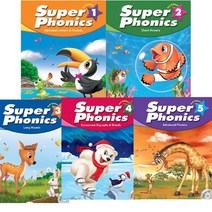 [투판즈] Super Phonics 1 2 3 4 5 SB+WB set 구매, Super 5 (SB+WB)Set