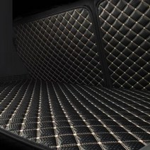 몬스터매트 퀄팅가죽 트렁크매트 등받이 더뉴싼타페 쏘렌토 투싼 QM6 QM3 셀토스 니로 코나 베뉴 맥스크루즈 모하비 스포티지 올뉴렉스턴, 쌍용_티볼리에어_브라운, 쌍용