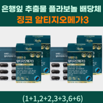 은행잎 추출물 노르웨이산 정제어유 알티지오메가3 밀납 대두레시틴 홍삼농축분말, 징코알티지오메가3/6+6