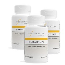 인테그라티브 엔자임 시밀라제 리포 다이제스트 90정 Integrative Therapeutics Lipase Digestive enzymes, 3개
