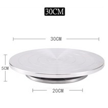 도자기 물레 세라믹 선반 1015cm 양면 사용 알루미늄 합금 세라믹 공방 턴 테이블, 30cm